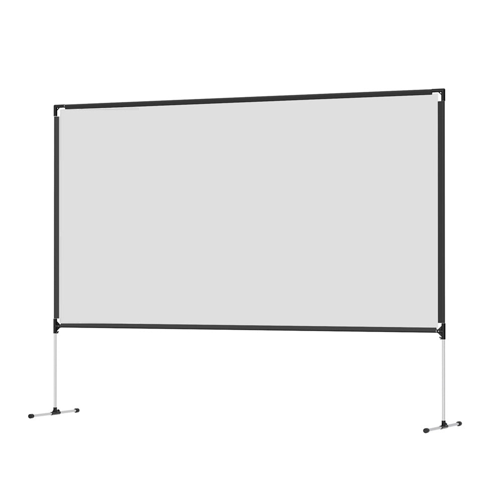 100 inch portable indoor and outdoor projector screen